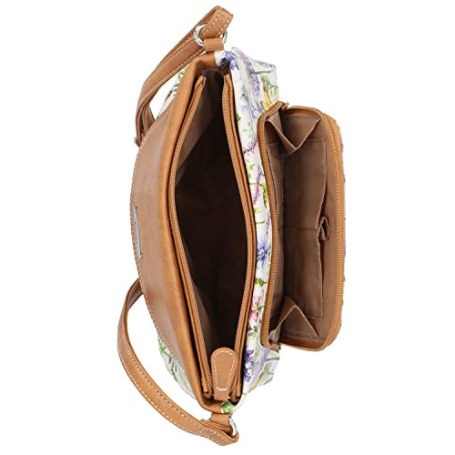 Image of Koltov Womens Ruby Crossbody Purse, Secret Garden