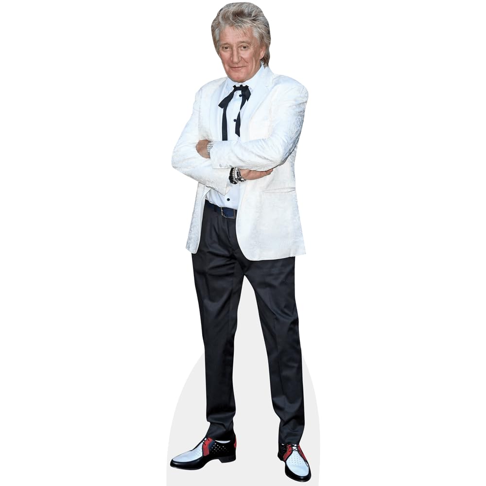Celebrity Cutouts Mini Size Cutout Rod Stewart (White Blazer)