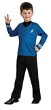Star Trek Movie Child's Blue Shirt Costume with Dickie and Pants, Large