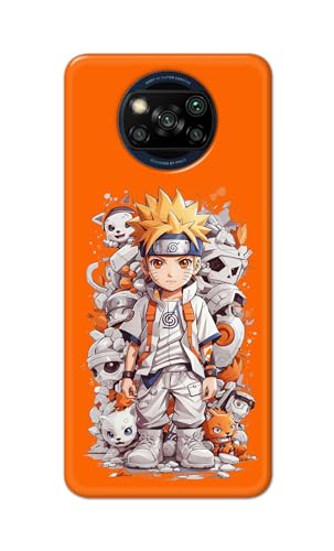 Image of PRINTFIDAA Printed Hard Back Cover Case for Mi Poco X3 | Poco X3 Pro | Poco X3 NFC Back Cover (Famous Anime Cartoon Character) -112