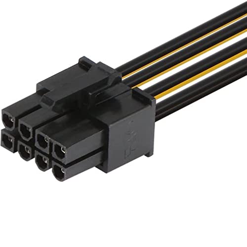 2 Confezioni 6 Pin a 8 Pin PCI Exprss (PCIe) Grafica Scheda Video Cavo Adattatore di Alimentazione - 10cm - Scheda video - Immagine 3