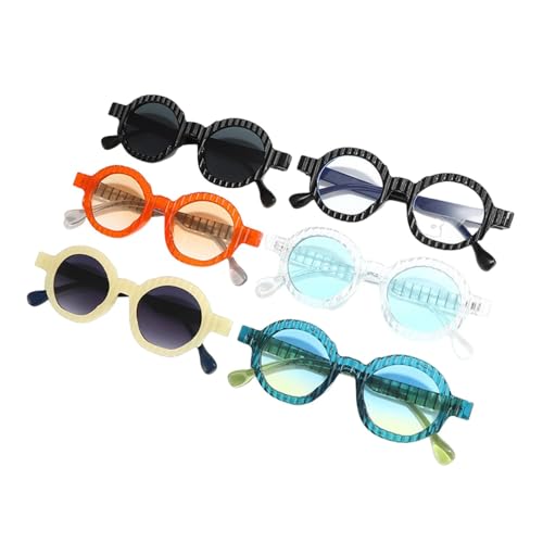 Lunettes de soleil rondes protégeant vos yeux avec style punk - 2