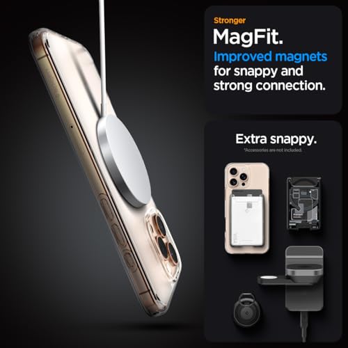 Image of Spigen for iPhone 16 Pro Case, Ultra Hybrid MagFit [Anti-Yellowing] [Compatible with Magsafe] - Frost White