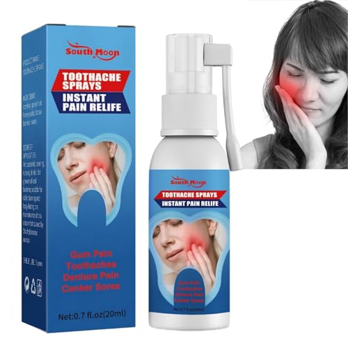 Toothache Relieving Spray,Freeze-Ache Rapid Relief Dental Spray,Instant Teeth Treatment Relief Toothache Sprays,Toothache Pain Relief,Dental Pain Relief Spray,Tooth Numbing Spray,Oral Care Spray