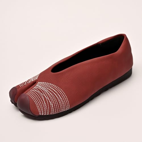 Women's Ballerina Slip On Shoes Non Slip Knitted Trainers Comfortable Breathable Summer Sporty Flat Shoes for4