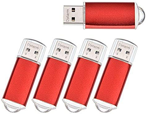 2GB Memory Sticks Bulk Pack of 5 Flash Drives - Mini Multicolor USB 2.0 Stick 2 GB Portable Multipack Pen Drive - Data Storage Pendrive Value Zip Drive USB Key with Cap Commercial Gift by Datarm