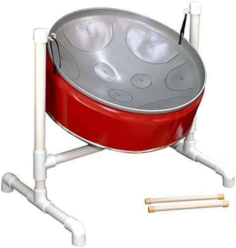 Fancy Pans C Pentatonic Mini Pan - 9 Notes Red/Silver