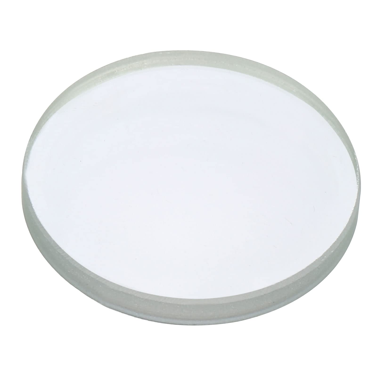patikil 3" (75mm) focal length double concave lens, 30mm diameter 4mm height glass optically polished round edges lens for physics experiment, clear