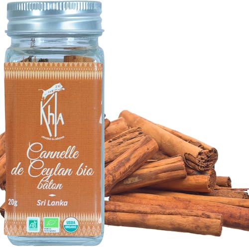 Canela de Ceilán en bastón – Orgánico – 20 g – Bote