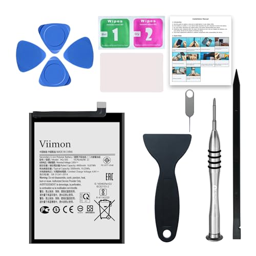 Viimon for A02s Battery Replacement Kits Compatible with Samsung Galaxy A02s SM-A025 All Models with Repair Tool Kits