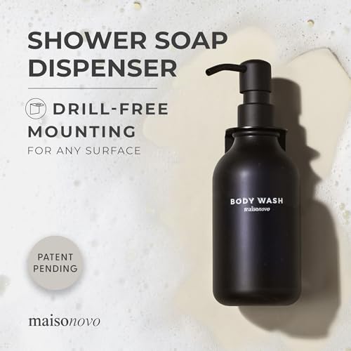 Maisonovo Shampoo And Conditioner Dispenser - Shower Soap Dispenser Wall Mounted thumb #1