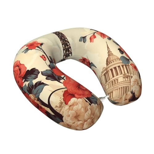 Almohada de viaje espuma viscoelástica 30x25 cm miniatura 2