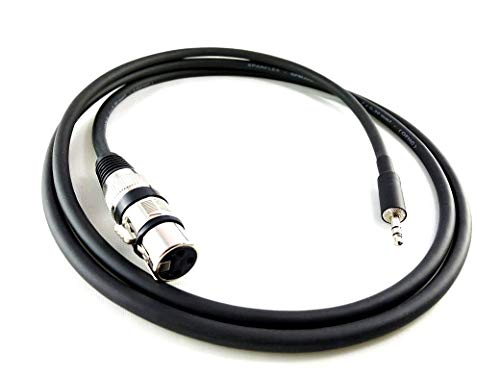 Cabo de Áudio Microfone Blindado Canon XLR Fêmea P2 Estéreo Filmadora Câmera Profissional 8 Metros