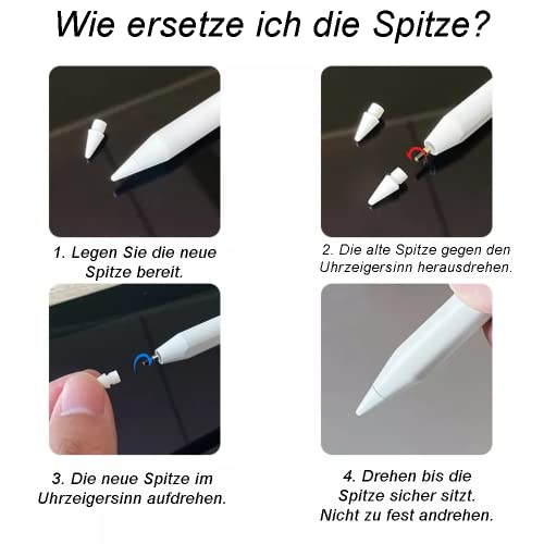 Confezione da 4 punte di ricambio generiche per