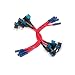 DEDC 10 Pcs Portafusible Porta Fusibles Adaptador para Coche con 10 Fusibles
