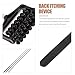 NULYLU 3Pcs Portable Rolling Wheel Back Scratcher with Stick Lightweight Fitness Tool for Itch Relief and Back Massage Suitable for All Ages Random Color