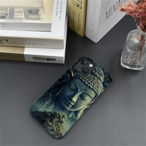 Coque iPhone 14 silicone mat île Bouddha pour votre sérénité quotidienne - 7
