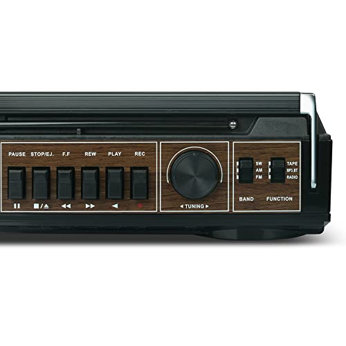 image for AudioBox RXC-25BT Retrobox 2 Way Speaker System Boombox w/Bluetooth Co