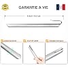 Ramasse-miettes De Table PLABBDPL - Curved Design Aluminium 15cm - Clip Poche Pour Serveurs Et Restaurants