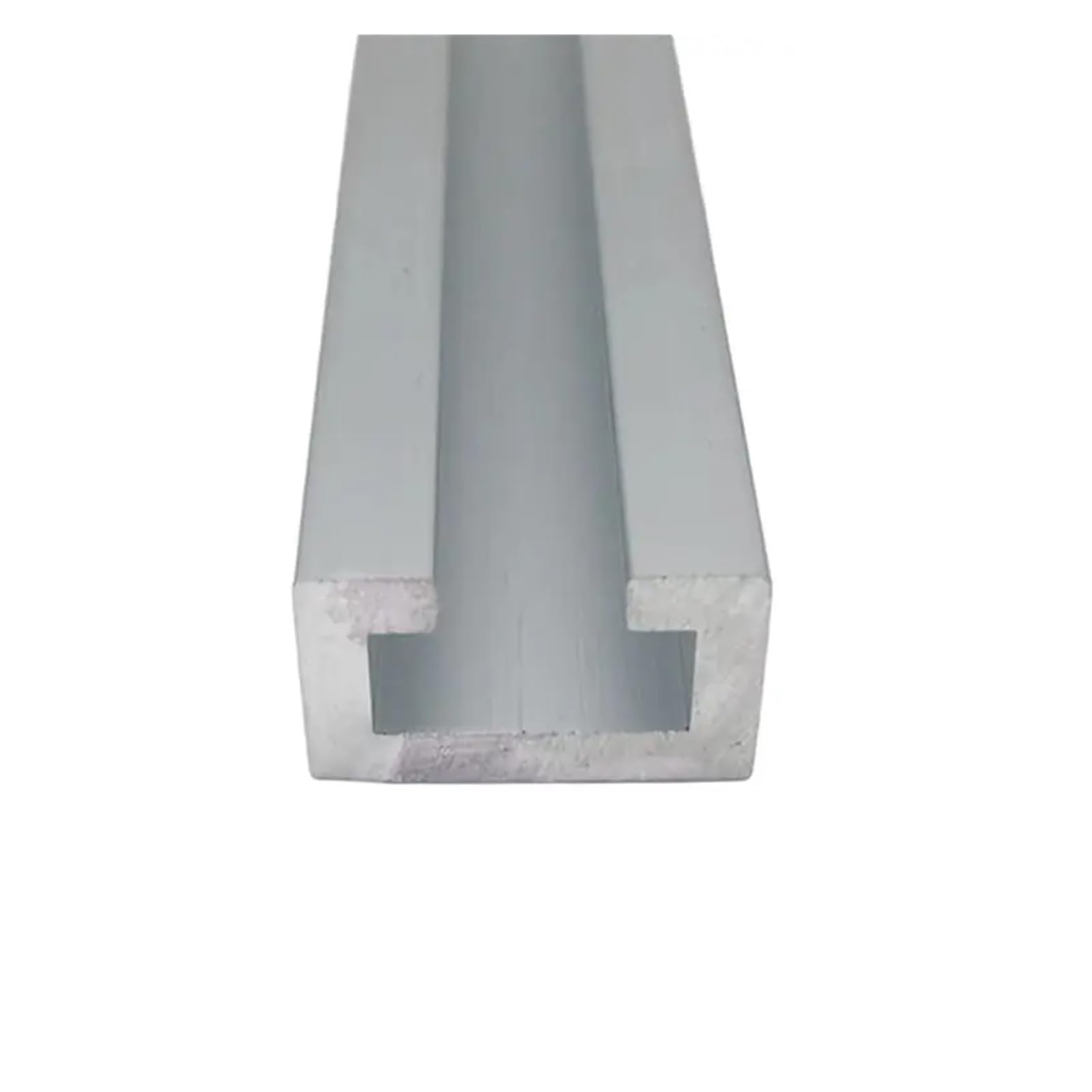 Rura aluminiowa, szczelina C, aluminiowa, szeroka, 8-20 mm, liniowe wytłaczanie, szyna prowadząca, slot na karty, odporna na zużycie (12,3 x 6 x 4,3 mm, 50 cm x 1 szt.)