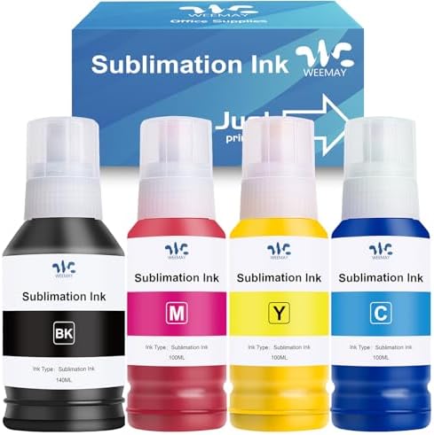 Amazon.com: Weemay Sublimation Ink Auto Ink Refill Bottles Compatible ...