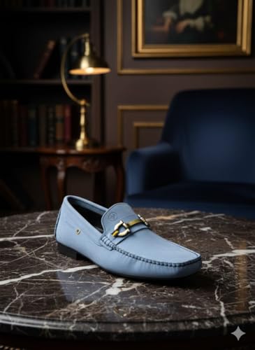 Image of BUZZBASK Men?s Synthetic Leather Loafers | Premium Soft Comfort Driving Shoes | Lightweight Casual Slip-On Moccasins for Office, Party, Anti-Skid Sole Stylish Formal Shoes