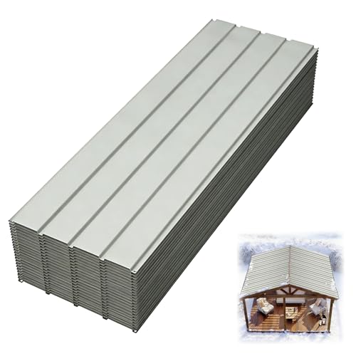 DELEMODUO 20Pcs Metal Roofing Panels