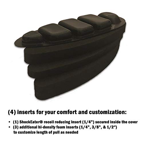 Shockeater Slip-On Recoil Pad Kit, Genuine Leather, Adjustable, Made In Usa #TOP3