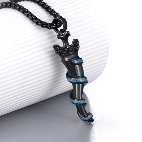Italian Horn Necklace S925 Sterling Silver Cornicello Pendant Necklace Protection Amulet Jewelry Gifts for Men Women2