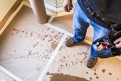 Surface Shields/Ram Board, Water Shield 36 Inch X 300 Feet Reinforced Heavy Duty Kraft Paper, Painting, Remodeling, Construction Surface Protection (900 Sq. Ft.) #TOP2