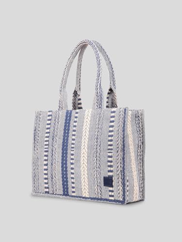 Hadwoven Tote Bag Cotton Linen Handbag Large Capacity Jacquard Retro Exquisite3