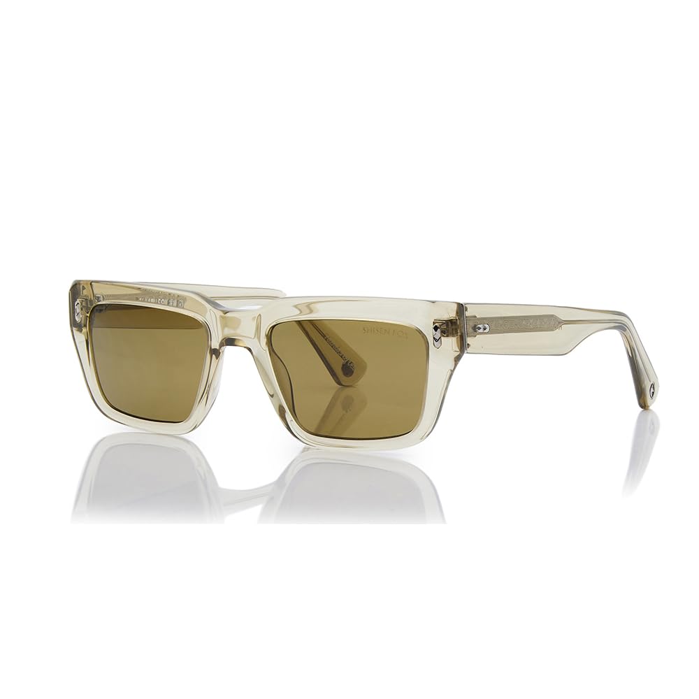 Habiki Polarized Rectangular Sunglasses for Mens & Womens | Stylish UV Protection Green Lens | 100% UV Protected Frames | Premium Acetate Branded Eyewear-image-24