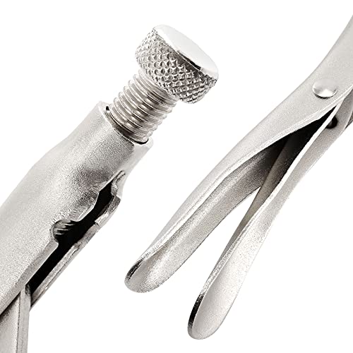 JOIKIT 3PCS 18 Inch C-Clamp Locking Pliers, Welding Pliers Set, Large Face C Clamp with Swivel Pads, Vise Grip C-Clamp for Woodworking Carpentry, Welding, Electrical Equipment by JOIKIT - Image 3