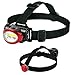 HEITECH COB-LED-Kopfscheinwerfer mit Rücklicht - 1,3Watt, 100 Lumen, verstellbarer Winkel, Lichtstärke in 2 Stufen, inkl. 3 Micro-Batterien