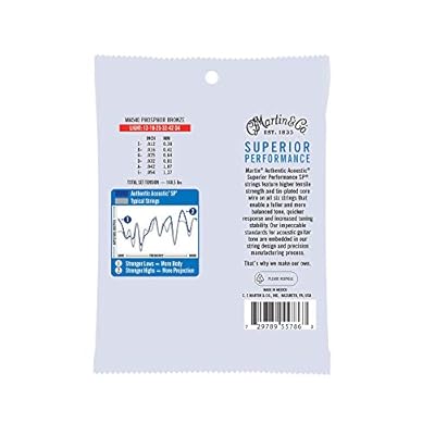 Other MA540 Authentic SP Phosphor Bronze Light Gauge Acoustic Guitar Strings (41Y18MA540)
