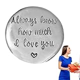 Multiple fonctionnel: ces jetons de poche sont des cadeaux significatifs pour chaque occasion. Exprimez votre amour et votre appréciation avec un geste d'amour qui convient à chaque événement, des anniversaires aux anniversaires.