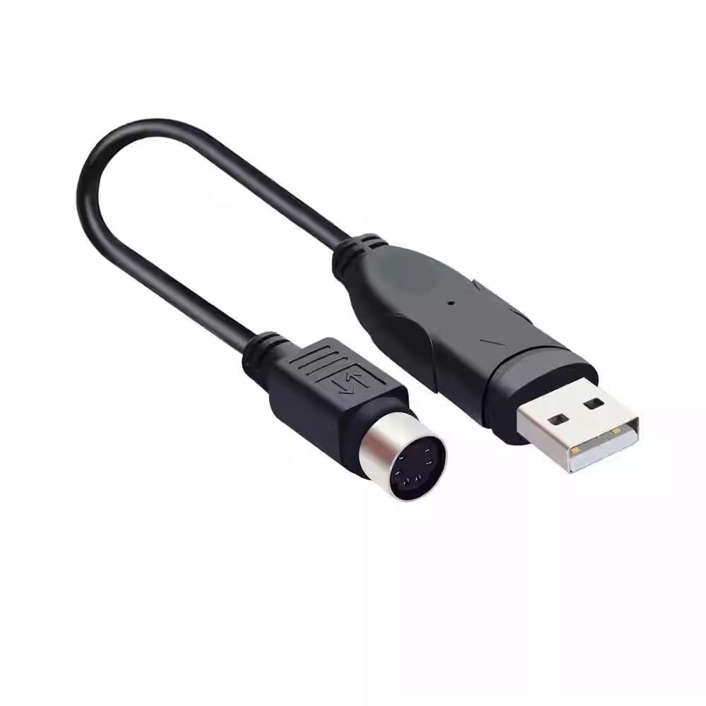 Amazon.co.jp: FOR PS/2 USB 変換コンバータ USB A (オス) -ミニDIN
