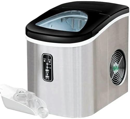 Máquina fabricadora de hielo para mostrador, portátil y automática con función de autolimpieza, produce 9 cubos en 6-8 minutos, ideal para hogar/cocina/oficina/bar miniatura 1