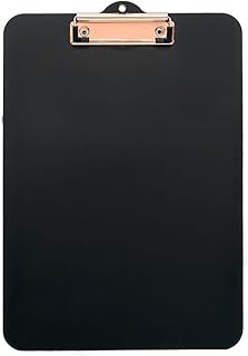 Prancheta Office Black Clip Rose Gold STALO, A4