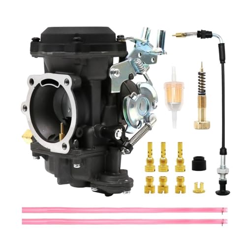 Carburateur CV40 pour Harley Davidson Road King et XL883 40mm coloris gris foncé