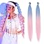 Light Blue to Pink