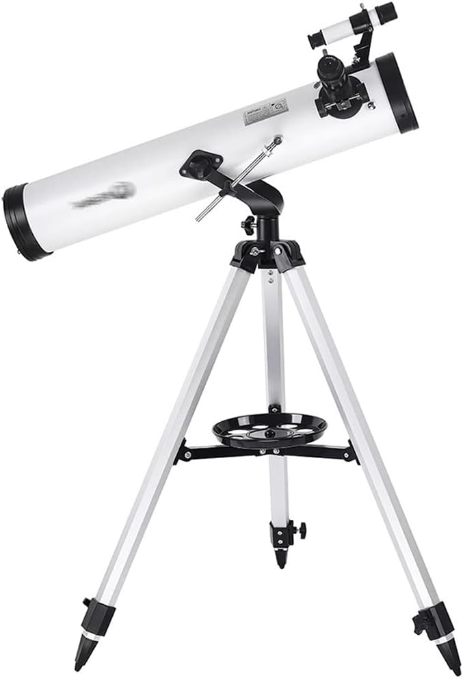 Telescope Astronomical Telescope Zoom in Star and Moon Outdoor Adult and Child Viewing High-Definition High Magnification Suitable for Adult Beginners (Color : White Size : One Size)