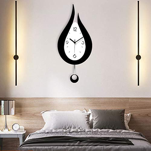 Wlijun Orologio da Parete Silenzioso in Acrilico