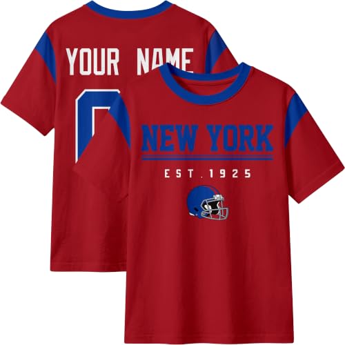 Image of T-Shirt Custom Crewneck Short Sleeve for Men Gifts | Custom T-Shirt Personalized Name and Number