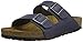 Produktbild Birkenstock Classic Unisex-Erwachsene Arizona Birko-Flor Pantoletten, Blau (Pull Up Navy), 41