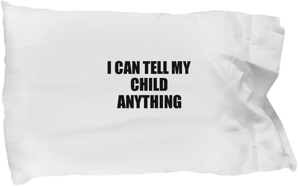 EzGift I Can Tell My Child Anything Pillowcase Cute Confidant Gift Best Love Quote Warmth Saying Pillow Cover Case 20x30