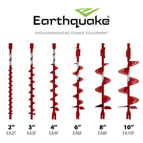 Earthquake EA6F 6-Inch Diameter 36-Inch Long Earth Auger with Fishtail Point and Flex Coil Shock Spring by EARTHQUAKE - Image 3