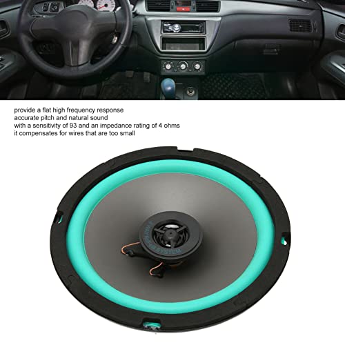 Kuidamos Car Audio Loudspeaker, Low Distortion Coaxial Car Speakers High Sensitivity Heat Resistant 70Hz‑18Khz 6.5In For Car Sound System #TOP3