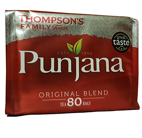 Thompsons Punjana Tea Bags 80 per Pack