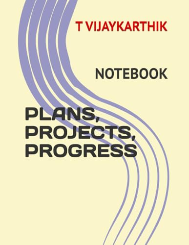 Notebook Plans Projects Progress : carnet pour organiser ses idées et ne plus s'éparpiller - 2